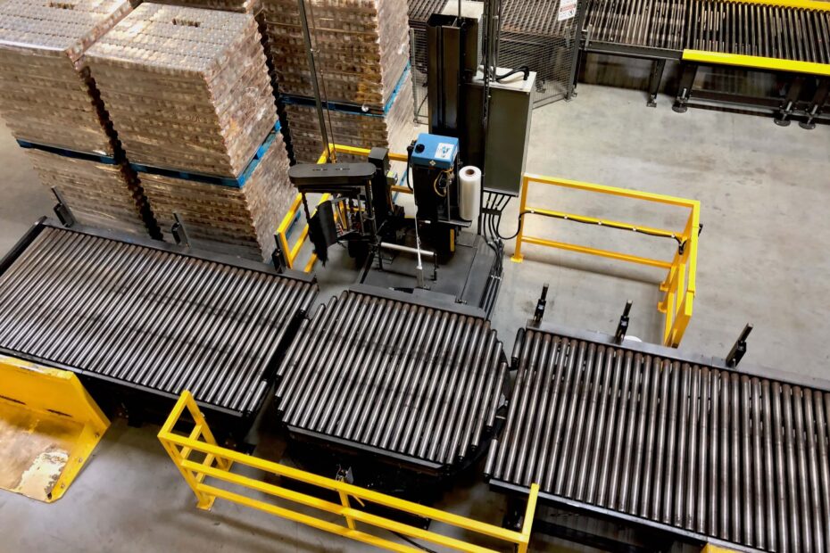 Automated pallet wrapping machines