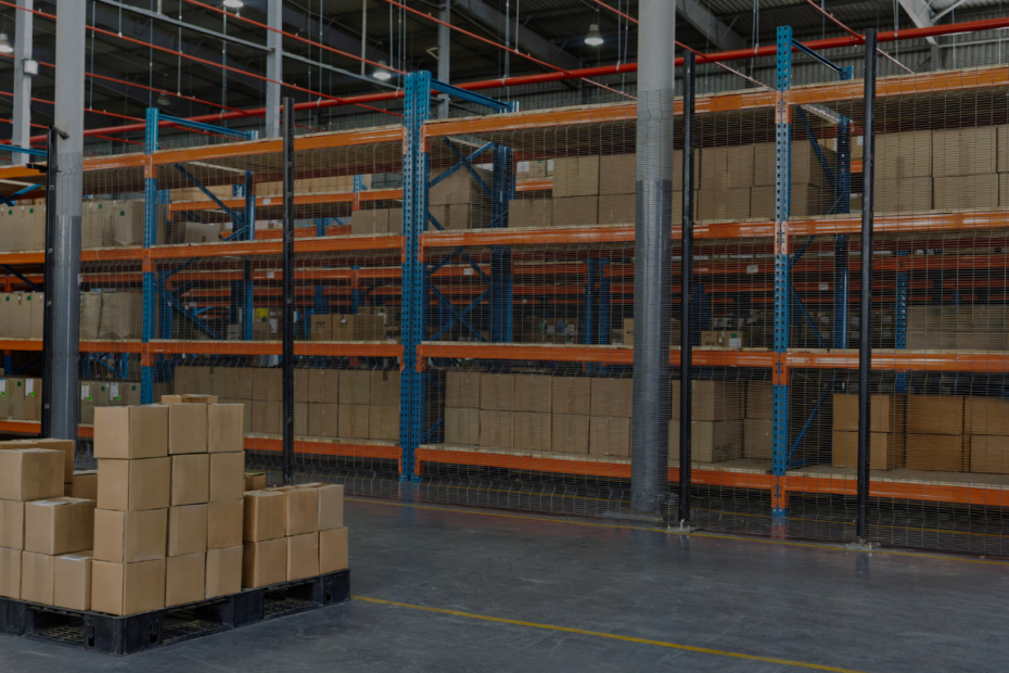 Banner for pallet splitting and pallet changing article